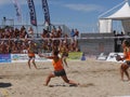 ITF Beach Tennis World Championship 2016 Ã¢â¬â Ladies Double Final Royalty Free Stock Photo